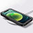 Funda Bumper Silicona Transparente Espejo 360 Grados para Apple iPhone 12 Mini Negro