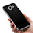 Funda Bumper Silicona Transparente Espejo 360 Grados para Samsung Galaxy A9 (2016) A9000 Negro