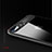Funda Bumper Silicona Transparente Espejo 360 Grados T02 para Apple iPhone 7 Plus Negro