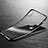 Funda Bumper Silicona Transparente Espejo 360 Grados T02 para Apple iPhone Xs Max Negro