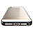 Funda Bumper Silicona Transparente Espejo para Apple iPhone 5S Negro