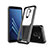 Funda Bumper Silicona Transparente Espejo para Samsung Galaxy A6 Plus Negro