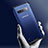 Funda Bumper Silicona Transparente Espejo para Samsung Galaxy S10 5G Azul