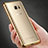Funda Bumper Silicona Transparente Gel para Samsung Galaxy Note 5 N9200 N920 N920F Oro