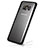 Funda Bumper Silicona Transparente Gel para Samsung Galaxy S8 Plus Negro