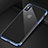 Funda Bumper Silicona Transparente Mate para Apple iPhone Xs Max Azul