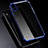 Funda Bumper Silicona Transparente Mate para Apple iPhone Xs Max Azul