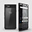 Funda Bumper Silicona Transparente Mate para Blackberry KEYone Negro