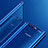 Funda Bumper Silicona Transparente Mate para Huawei Honor 9 Azul