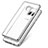 Funda Bumper Silicona Transparente Mate para Samsung Galaxy Note 7 Plata