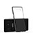 Funda Bumper Silicona Transparente Mate R02 para Samsung Galaxy Note 8 Duos N950F Negro