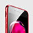 Funda Bumper Silicona Transparente T01 para Apple iPhone 8 Plus Rojo