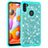 Funda Bumper Silicona y Plastico Carcasa Frontal y Trasera 360 Grados Bling-Bling JX1 para Samsung Galaxy A11