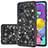 Funda Bumper Silicona y Plastico Carcasa Frontal y Trasera 360 Grados Bling-Bling JX1 para Samsung Galaxy A51 4G