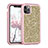 Funda Bumper Silicona y Plastico Carcasa Frontal y Trasera 360 Grados Bling-Bling para Apple iPhone 11 Pro