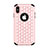 Funda Bumper Silicona y Plastico Carcasa Frontal y Trasera 360 Grados Bling-Bling para Apple iPhone X