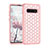 Funda Bumper Silicona y Plastico Carcasa Frontal y Trasera 360 Grados Bling-Bling U01 para Samsung Galaxy S10