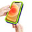 Funda Bumper Silicona y Plastico Carcasa Frontal y Trasera 360 Grados R01 para Apple iPhone 12