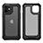 Funda Bumper Silicona y Plastico Carcasa Frontal y Trasera 360 Grados R02 para Apple iPhone 12 Mini