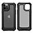 Funda Bumper Silicona y Plastico Carcasa Frontal y Trasera 360 Grados R02 para Apple iPhone 12 Pro Max