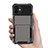 Funda Bumper Silicona y Plastico Carcasa Frontal y Trasera 360 Grados R03 para Apple iPhone 12