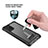 Funda Bumper Silicona y Plastico Carcasa Frontal y Trasera 360 Grados U01 para Samsung Galaxy Note 20 5G Negro