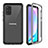 Funda Bumper Silicona y Plastico Carcasa Frontal y Trasera 360 Grados U01 para Samsung Galaxy S20 Plus 5G Negro