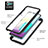 Funda Bumper Silicona y Plastico Carcasa Frontal y Trasera 360 Grados U02 para Samsung Galaxy M02