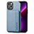 Funda Bumper Silicona y Plastico Carcasa Frontal y Trasera 360 Grados U05 para Apple iPhone 13