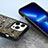 Funda Bumper Silicona y Plastico Carcasa Frontal y Trasera 360 Grados YJ3 para Apple iPhone 13 Pro Max Negro