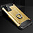 Funda Bumper Silicona y Plastico Mate Carcasa con Anillo de dedo Soporte N01 para Samsung Galaxy Note 20 5G