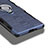 Funda Bumper Silicona y Plastico Mate Carcasa con Anillo de dedo Soporte para Sony Xperia XZ1 Compact