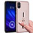 Funda Bumper Silicona y Plastico Mate Carcasa con Anillo de dedo Soporte para Xiaomi Mi 8 Pro Global Version