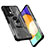 Funda Bumper Silicona y Plastico Mate Carcasa con Magnetico Anillo de dedo Soporte J01S para Samsung Galaxy A52s 5G