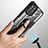 Funda Bumper Silicona y Plastico Mate Carcasa con Magnetico Anillo de dedo Soporte J01S para Samsung Galaxy M22 4G
