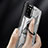 Funda Bumper Silicona y Plastico Mate Carcasa con Magnetico Anillo de dedo Soporte J02S para Samsung Galaxy A02s