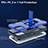 Funda Bumper Silicona y Plastico Mate Carcasa con Magnetico Anillo de dedo Soporte J03S para Apple iPhone 14 Plus