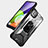 Funda Bumper Silicona y Plastico Mate Carcasa con Magnetico Anillo de dedo Soporte J03S para Samsung Galaxy F42 5G