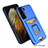 Funda Bumper Silicona y Plastico Mate Carcasa con Magnetico Anillo de dedo Soporte J03S para Samsung Galaxy S23 Plus 5G