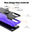 Funda Bumper Silicona y Plastico Mate Carcasa con Magnetico Anillo de dedo Soporte JX1 para Oppo A95 5G