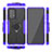 Funda Bumper Silicona y Plastico Mate Carcasa con Magnetico Anillo de dedo Soporte JX1 para Samsung Galaxy A52s 5G