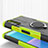 Funda Bumper Silicona y Plastico Mate Carcasa con Magnetico Anillo de dedo Soporte JX1 para Sony Xperia 10 III