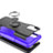 Funda Bumper Silicona y Plastico Mate Carcasa con Magnetico Anillo de dedo Soporte JX2 para Samsung Galaxy A03s
