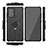 Funda Bumper Silicona y Plastico Mate Carcasa con Magnetico Anillo de dedo Soporte JX2 para Samsung Galaxy A52s 5G