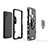 Funda Bumper Silicona y Plastico Mate Carcasa con Magnetico Anillo de dedo Soporte KC1 para Samsung Galaxy M31