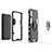 Funda Bumper Silicona y Plastico Mate Carcasa con Magnetico Anillo de dedo Soporte KC2 para Xiaomi Redmi 9AT