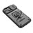 Funda Bumper Silicona y Plastico Mate Carcasa con Magnetico Anillo de dedo Soporte KC4 para Apple iPhone 13 Pro