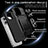 Funda Bumper Silicona y Plastico Mate Carcasa con Magnetico Anillo de dedo Soporte KC7 para Apple iPhone 13 Pro