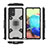 Funda Bumper Silicona y Plastico Mate Carcasa con Magnetico Anillo de dedo Soporte KC7 para Samsung Galaxy A71 5G
