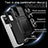 Funda Bumper Silicona y Plastico Mate Carcasa con Magnetico Anillo de dedo Soporte M01Q para Xiaomi Redmi Note 11 Pro 4G